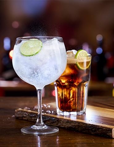 Double up on select spirits from £1.95